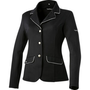 Veste de concours EQUITHÈME Soft Classic - Enfant Noir