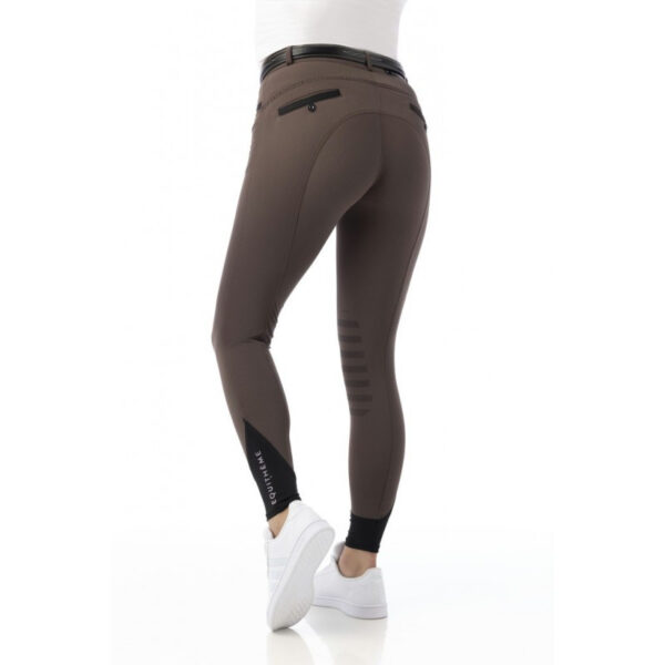 Pantalon EQUITHÈME Safir - Femme Brun Noir