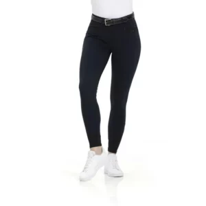Pantalon EQUITHÈME Safir - Femme Marine Noir