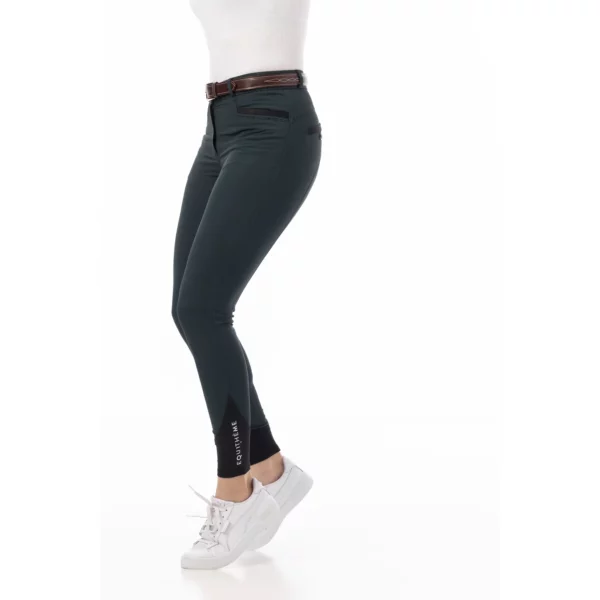 Pantalon EQUITHÈME Safir - Femme vert foret