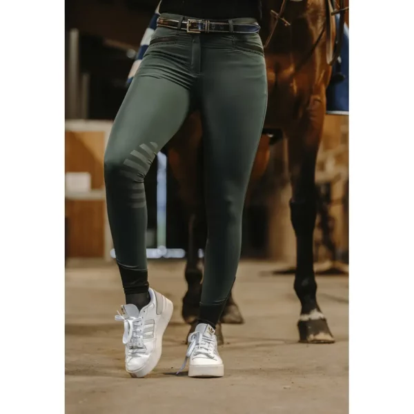 Pantalon EQUITHÈME Safir - Femme vert foret