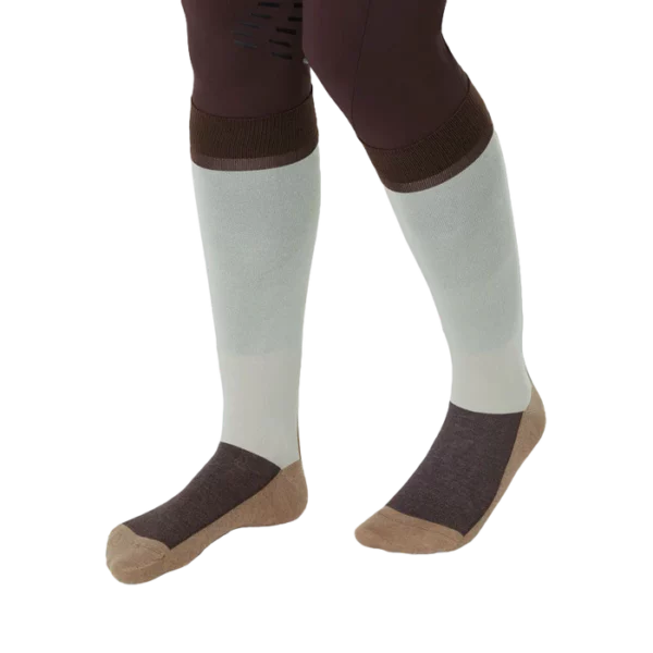 Compression light chaussettes beige Horse Pilot