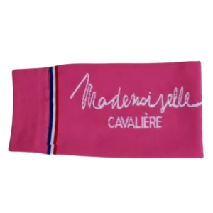 Chaussettes Mademoiselle Cavalière rose white
