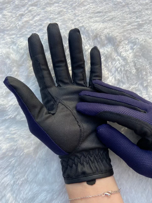 Gants Navy Mademoiselle Cavalière