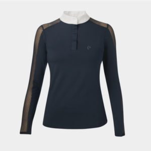 Polo equitheme femme pekin marine