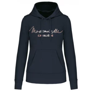 Sweat Capuche Melle Cavalière navy