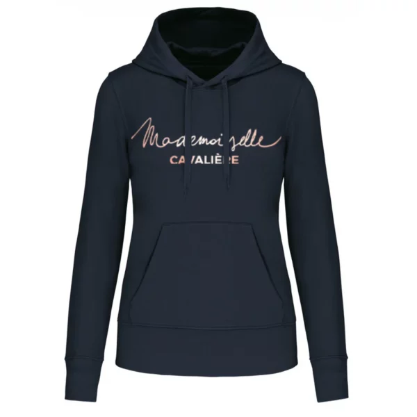 Sweat Capuche Melle Cavalière navy