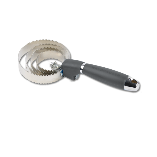 Étrille métallique ronde avec poignée en gel Waldhausen