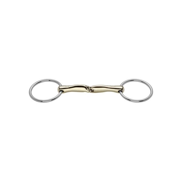 Mors 2 anneaux Feeling brisé creux inox satin