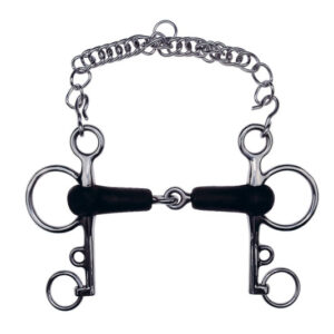 Pelham brisé caoutchouc Feeling