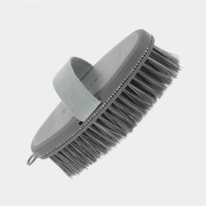Brosse Douce je t’aime strass gris Equitheme