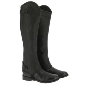 Mini-chaps EQUITHÈME Elite - Adulte Noir