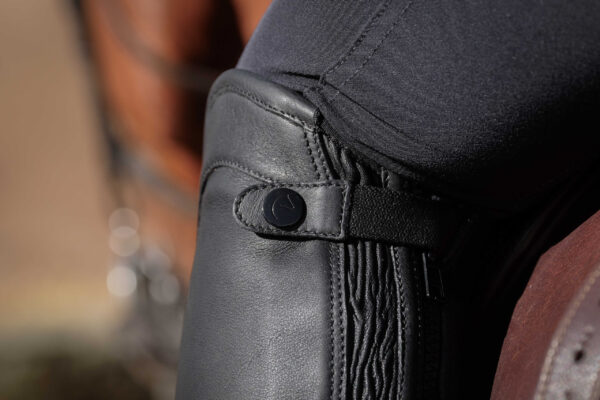 Mini-chaps EQUITHÈME Elite - Adulte Noir