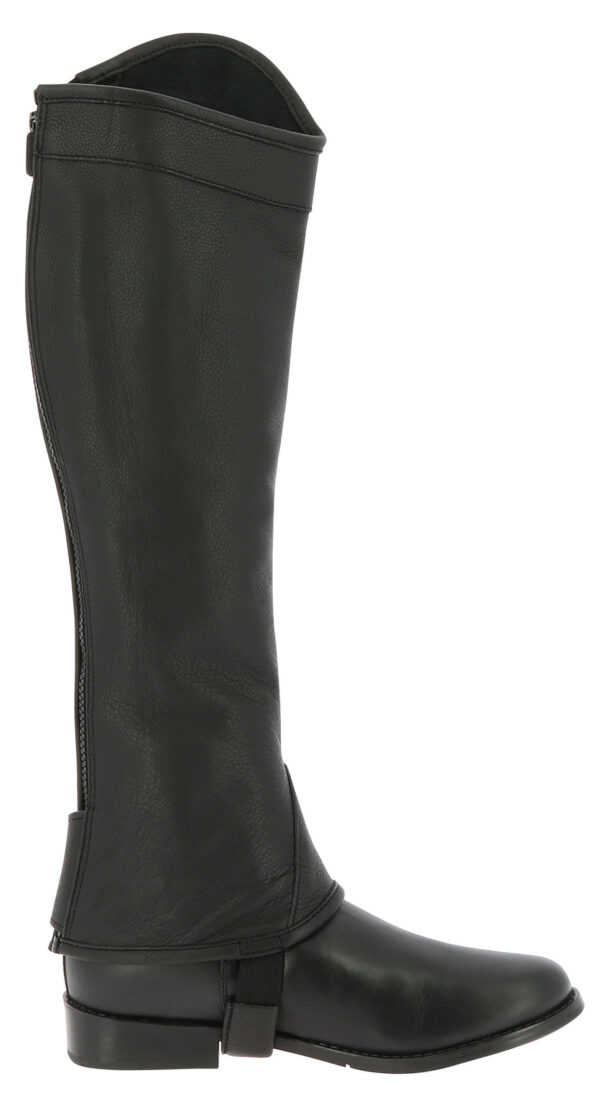 Mini-chaps EQUITHÈME Elite - Adulte Noir