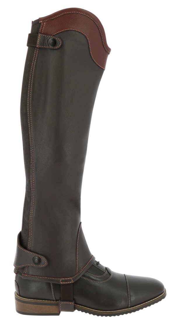 Mini-chaps EQUITHÈME Elite - Adulte Brun
