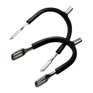 Éperons inox gainé caoutchouc Prince de galles Homme Feeling