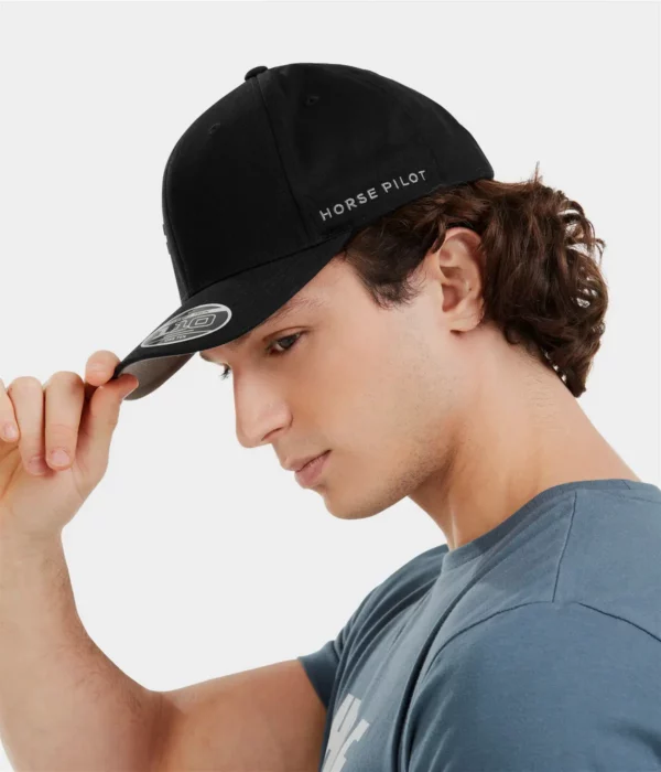 Horse Pilot Flexfit Casquette black