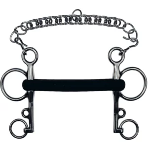 Pelham droit caoutchouc Feeling