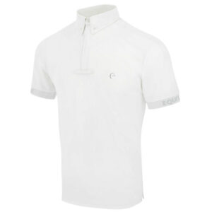 Polo Homme Equitheme Wellington blanc