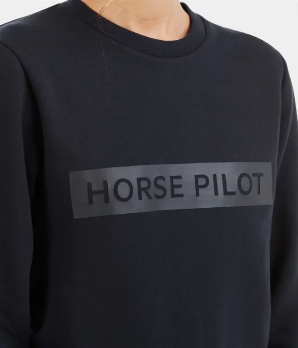 Horse Pilot Team sweat-shirt Femme blue graphite