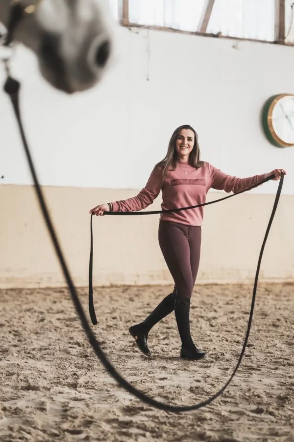 Horse Pilot Team Sweat-shirt Femme Mesa Pink
