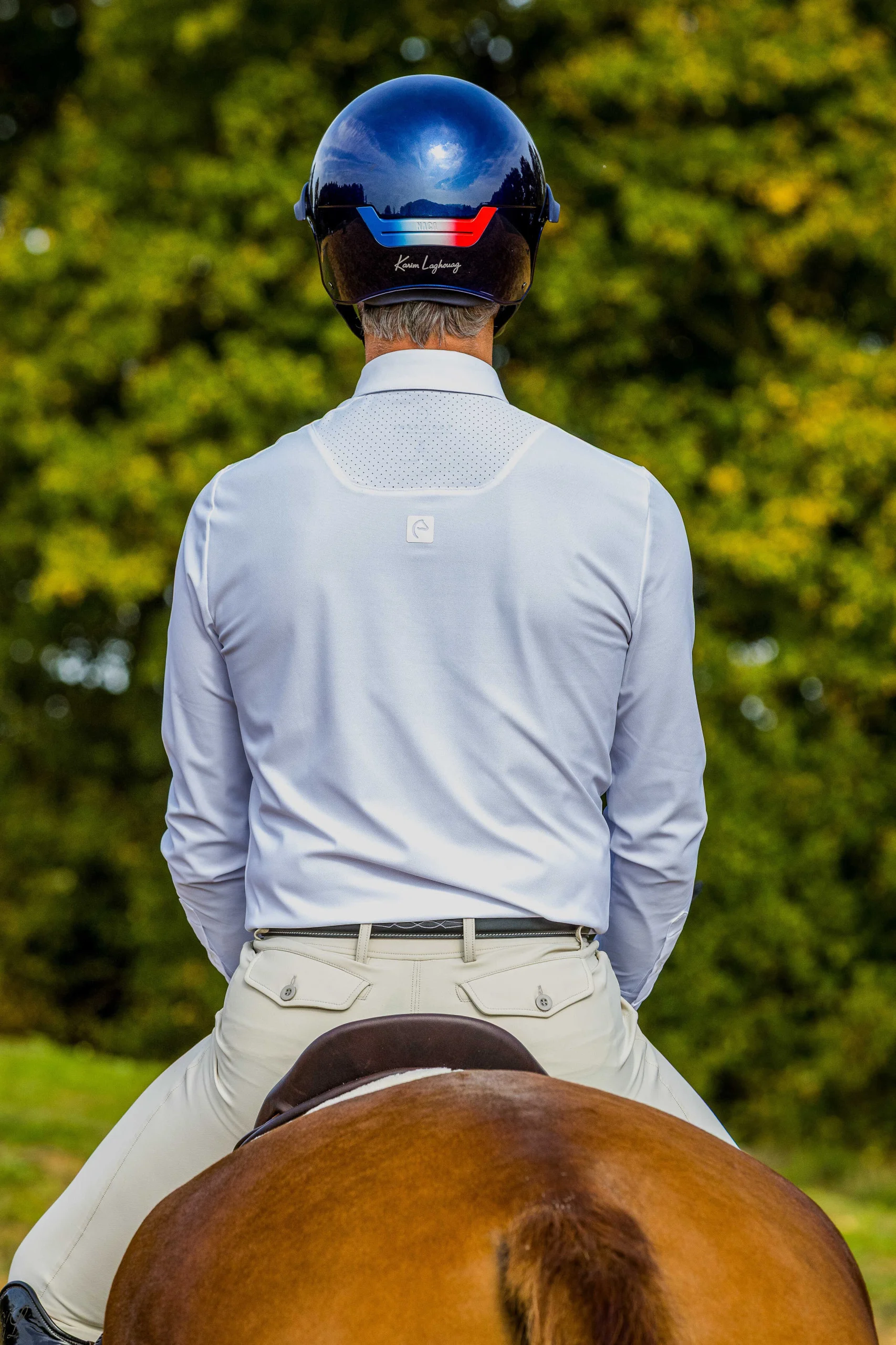 Polo de concours manches longues EQUITHÈME Adrien